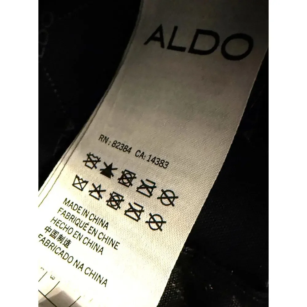 Aldo black quilted